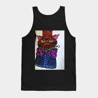 Cat In The Hat Tank Top